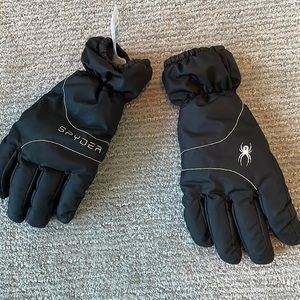 Spyder  winter gloves - size small -black